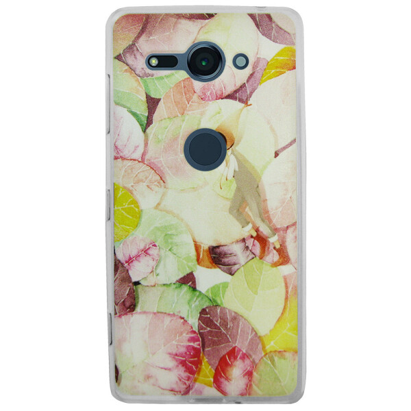 

Чехол с рисунком Printed Silicone для Sony Xperia XZ2 Compact Листья