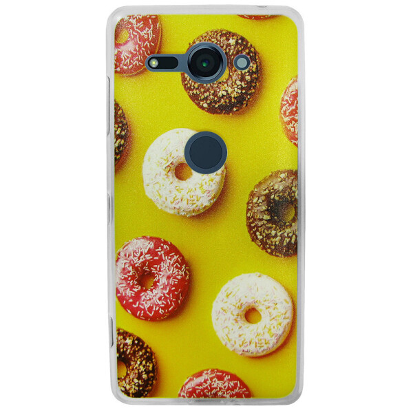 

Чехол с рисунком Printed Silicone для Sony Xperia XZ2 Compact Пончики