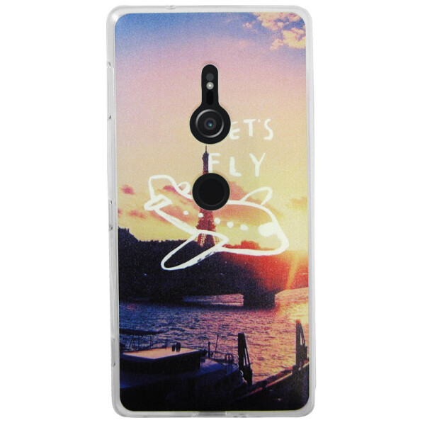

Чехол с рисунком Printed Silicone для Sony Xperia XZ2 Париж
