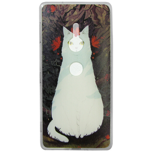 

Чехол с рисунком Printed Silicone для Sony Xperia XZ2 Кошка