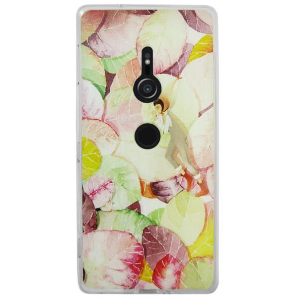 

Чехол с рисунком Printed Silicone для Sony Xperia XZ2 Листья