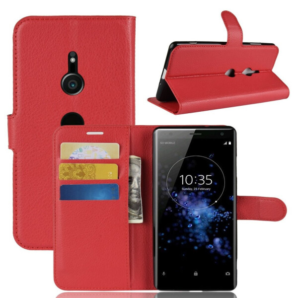 

Чехол-книжка Litchie Wallet для Sony Xperia XZ3 H9436 Красный