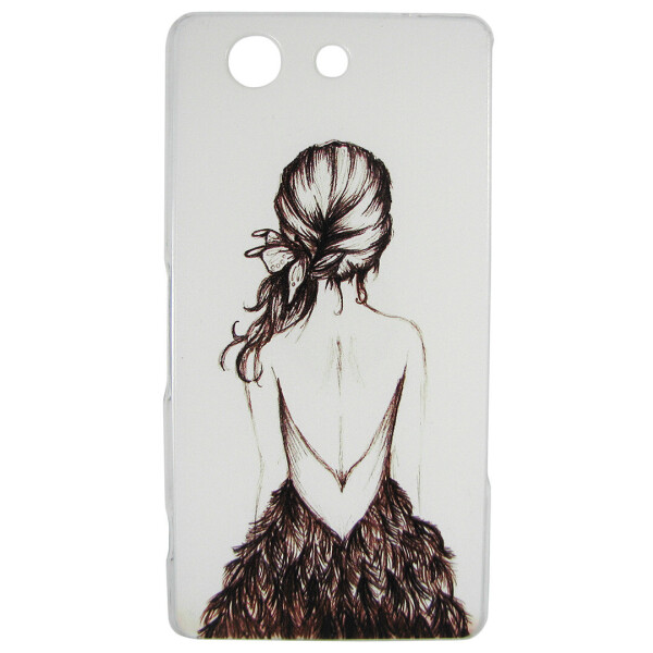 

Чехол с рисунком Printed Plastic для Sony Xperia Z3 Compact / Mini D5803 Девушка