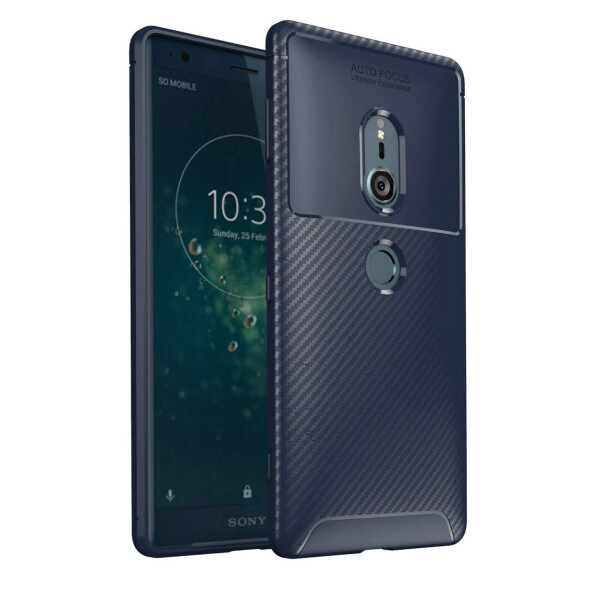 

Чехол Carbon Case Sony Xperia XZ2 Синий