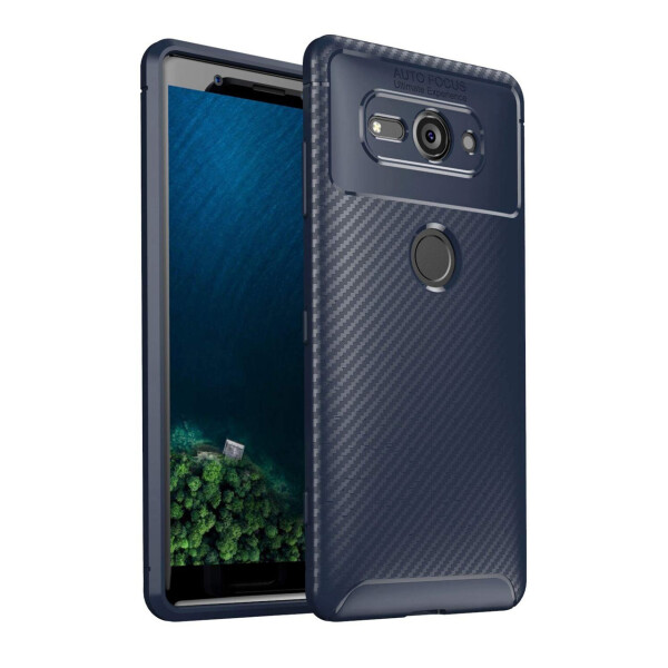 

Чехол Carbon Case Sony Xperia XZ2 Compact Синий