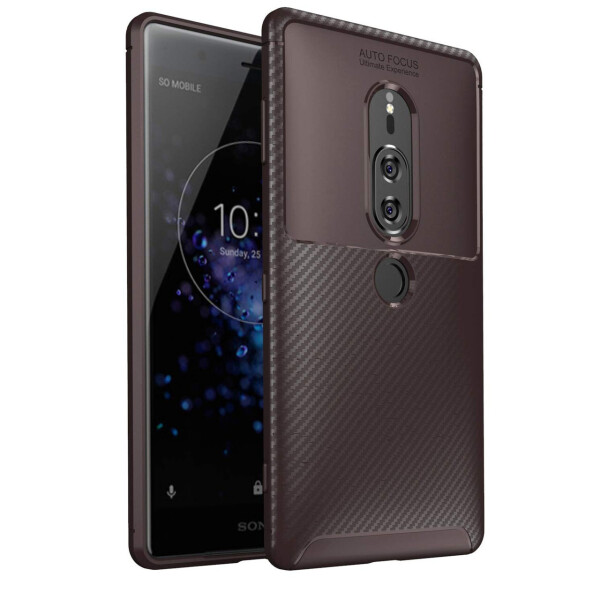 

Чехол Carbon Case Sony Xperia XZ2 Premium Коричневый