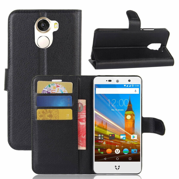 

Чехол-книжка Litchie Wallet для Wileyfox Swift 2X Черный