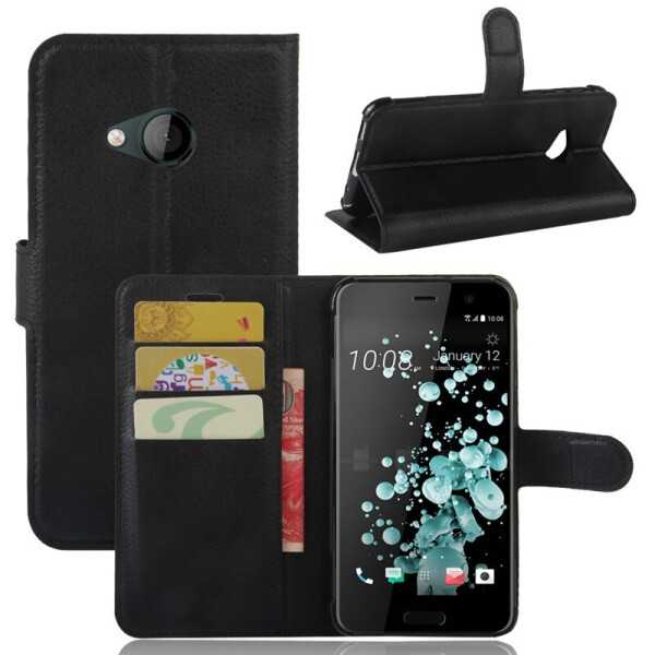

Чехол-книжка Litchie Wallet для HTC U Play Черный