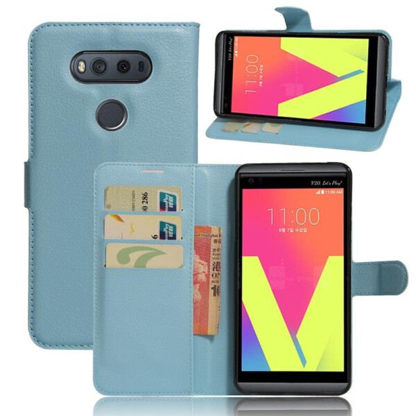 

Чехол-книжка Litchie Wallet для LG V20 Голубой