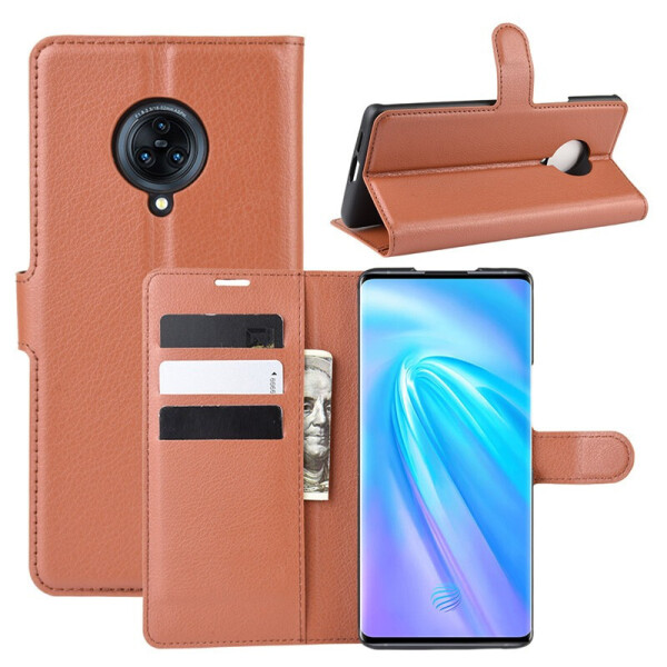 

Чехол-книжка Litchie Wallet для Vivo Nex 3 Brown