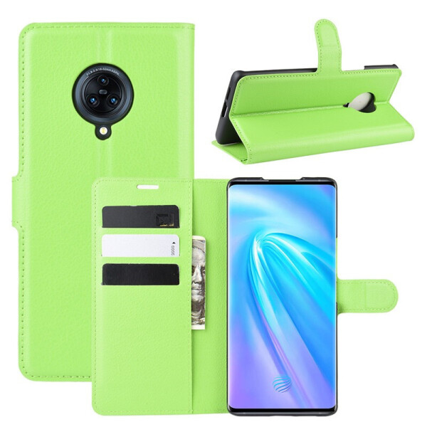 

Чехол-книжка Litchie Wallet для Vivo Nex 3 Green
