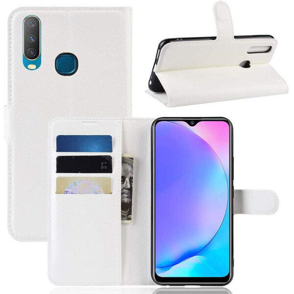

Чехол-книжка Litchie Wallet для Vivo Y17 / Y3 White