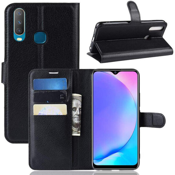 

Чехол-книжка Litchie Wallet для Vivo Y17 / Y3 Black