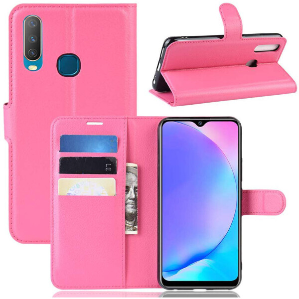 

Чехол-книжка Litchie Wallet для Vivo Y17 / Y3 Rose
