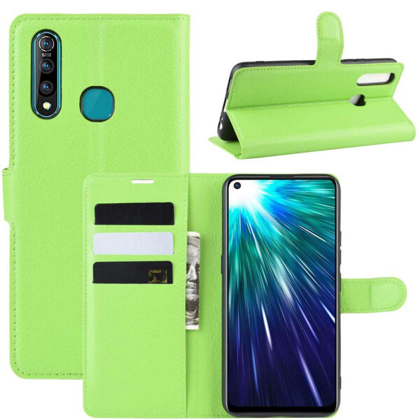 

Чехол-книжка Litchie Wallet для Vivo Z5X / Z1 Pro Green