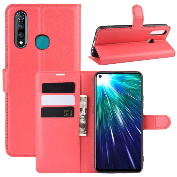 

Чехол-книжка Litchie Wallet для Vivo Z5X / Z1 Pro Red