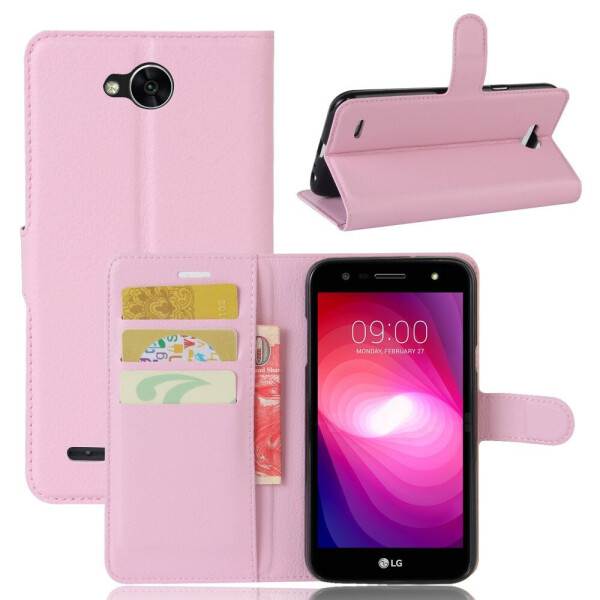 

Чехол-книжка Litchie Wallet для LG X Power 2 (M320) Светло-розовый