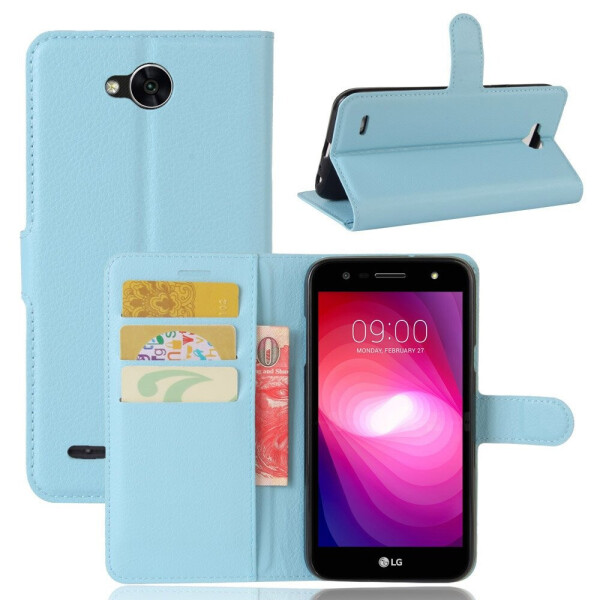 

Чехол-книжка Litchie Wallet для LG X Power 2 (M320) Голубой
