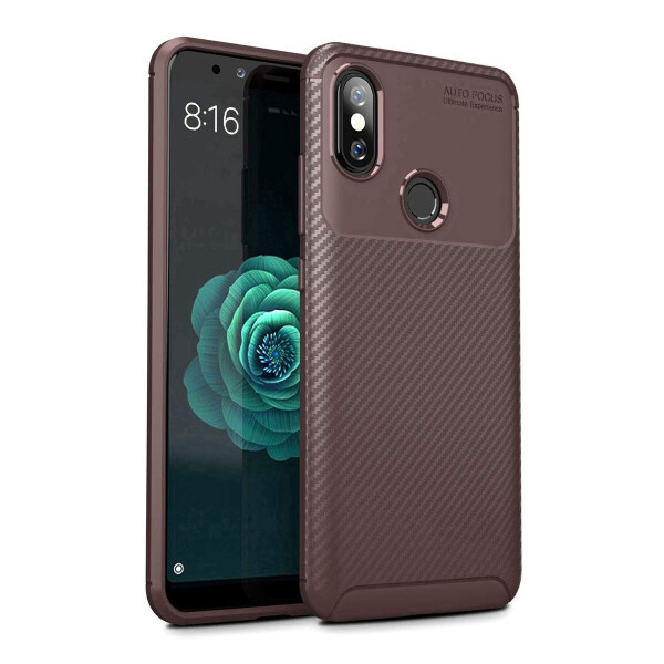 

Чехол Carbon Case Xiaomi Mi 6X / A2 Коричневый