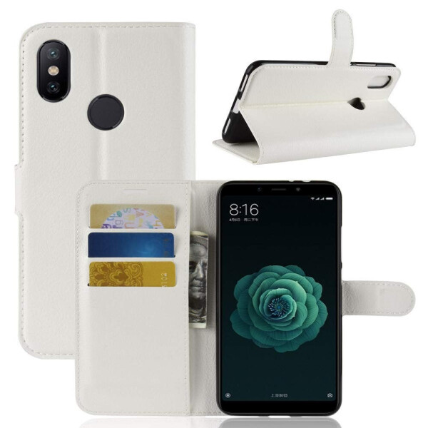 

Чехол-книжка Litchie Wallet для Xiaomi Mi 6X / Mi A2 Белый