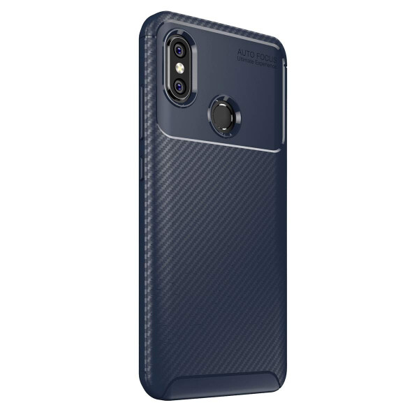 

Чехол Carbon Case Xiaomi Mi 8 Синий