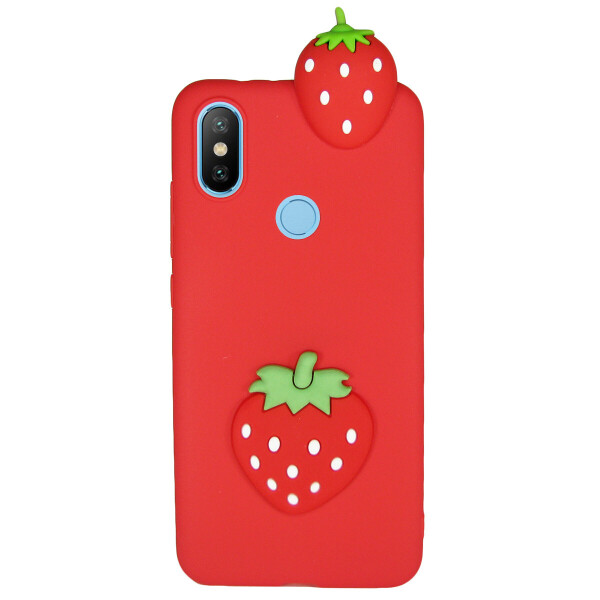 

Чехол Cartoon 3D Case для Xiaomi Mi 8 Клубничка