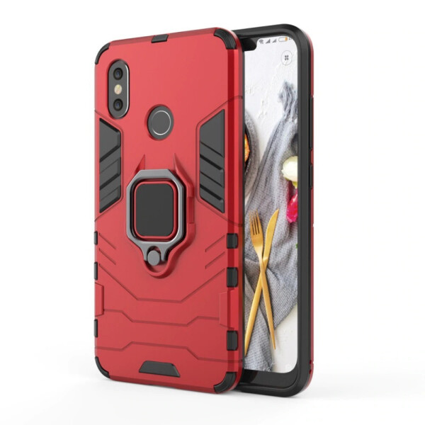 

Чехол Ring Armor для Xiaomi Mi 8 Красный
