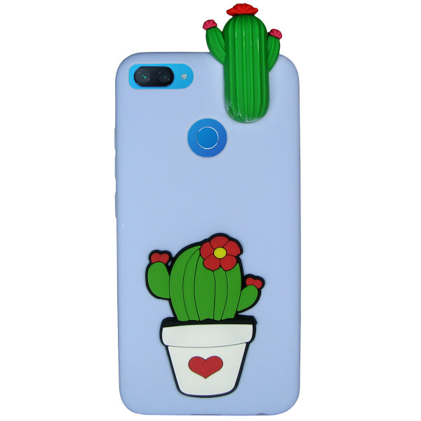 

Чехол Cartoon 3D Case для Xiaomi Mi 8 Lite Кактусы