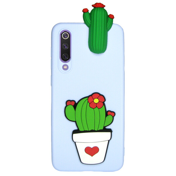 

Чехол Cartoon 3D Case для Xiaomi Mi 9 Кактусы