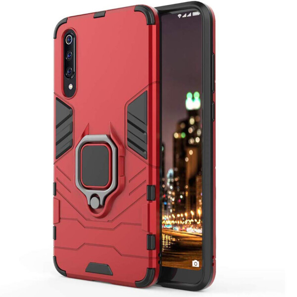 

Чехол Ring Armor для Xiaomi Mi 9 Красный