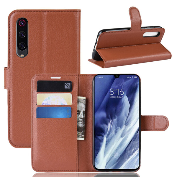 

Чехол-книжка Litchie Wallet для Xiaomi Mi 9 Pro / Mi 9 Pro 5G Brown