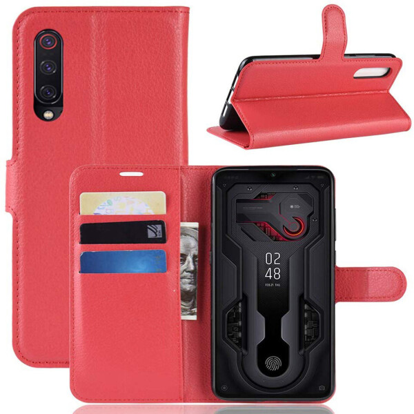 

Чехол-книжка Litchie Wallet для Xiaomi Mi 9 SE Красный