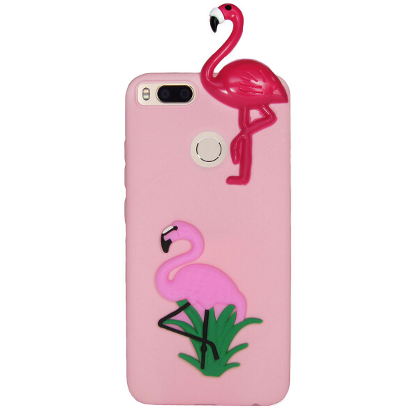 

Чехол Cartoon 3D Case для Xiaomi Mi A1 / Mi 5X Фламинго