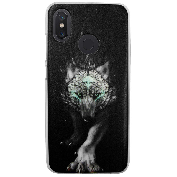 

Чехол с рисунком Printed Silicone для Xiaomi Mi A2 / Mi 6X Волк