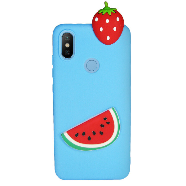 

Чехол Cartoon 3D Case для Xiaomi Mi A2 Lite / Redmi 6 Pro Арбуз