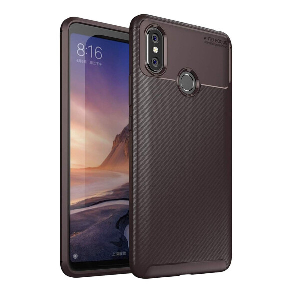 

Чехол Carbon Case Xiaomi Mi Max 3 Коричневый