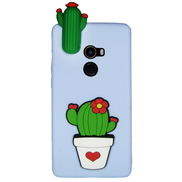 

Чехол Cartoon 3D Case для Xiaomi Mi Mix 2 Кактусы