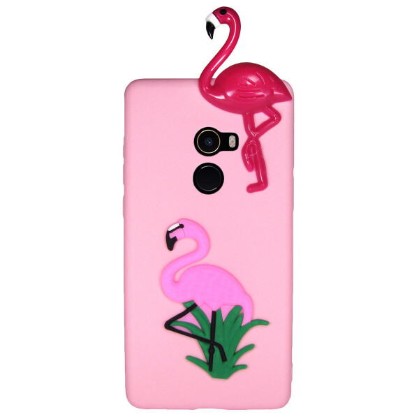 

Чехол Cartoon 3D Case для Xiaomi Mi Mix 2 Фламинго