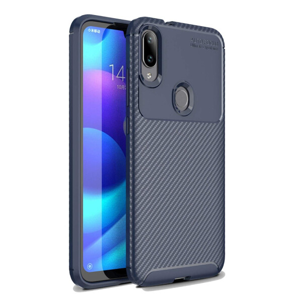 

Чехол Carbon Case Xiaomi Mi Play Синий