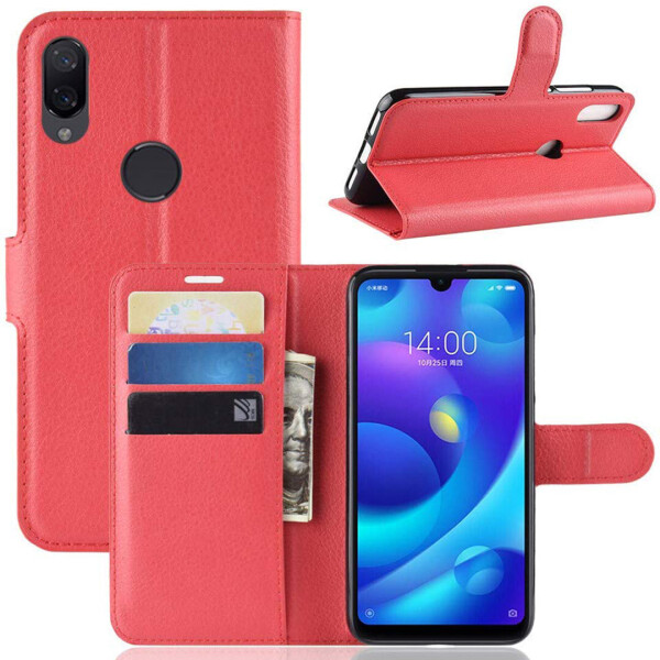

Чехол-книжка Litchie Wallet для Xiaomi Mi Play Красный