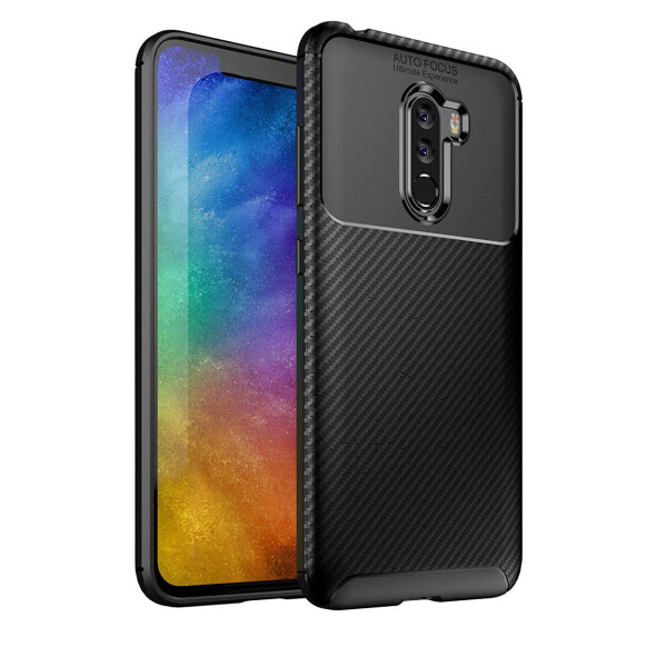 

Чехол Carbon Case Xiaomi Pocophone F1 Черный