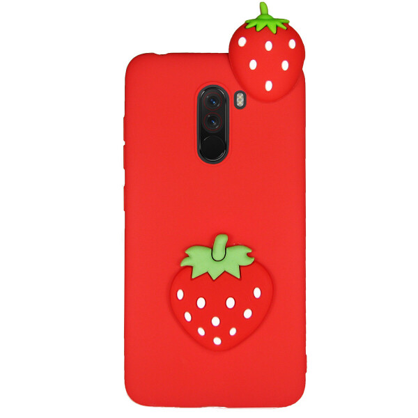 

Чехол Cartoon 3D Case для Xiaomi Poco F1 Клубничка