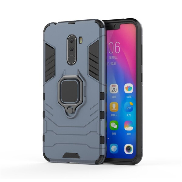 

Чехол Ring Armor для Xiaomi Poco F1 Синий