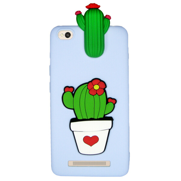 

Чехол Cartoon 3D Case для Xiaomi Redmi 4A Кактусы
