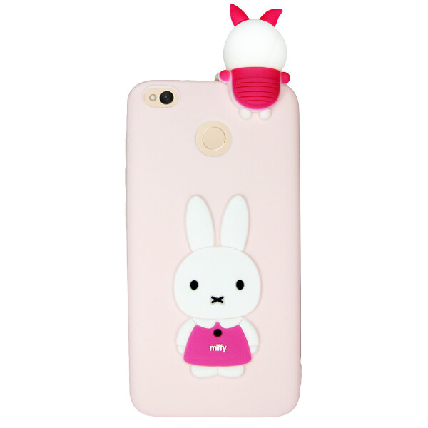 

Чехол Cartoon 3D Case для Xiaomi Redmi 4X Кролик