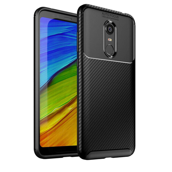 

Чехол Carbon Case Xiaomi Redmi 5 Черный