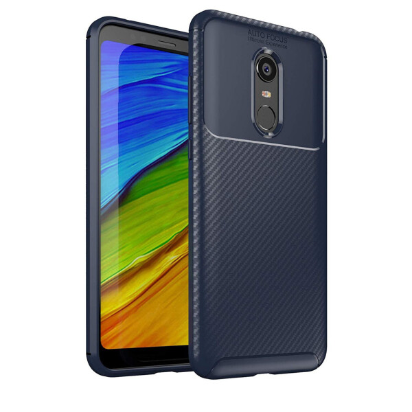 

Чехол Carbon Case Xiaomi Redmi 5 Синий