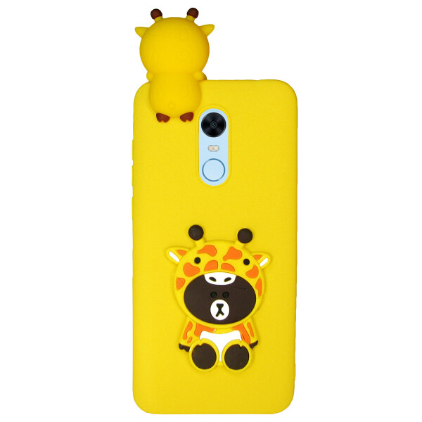 

Чехол Cartoon 3D Case для Xiaomi Redmi 5 Жираф