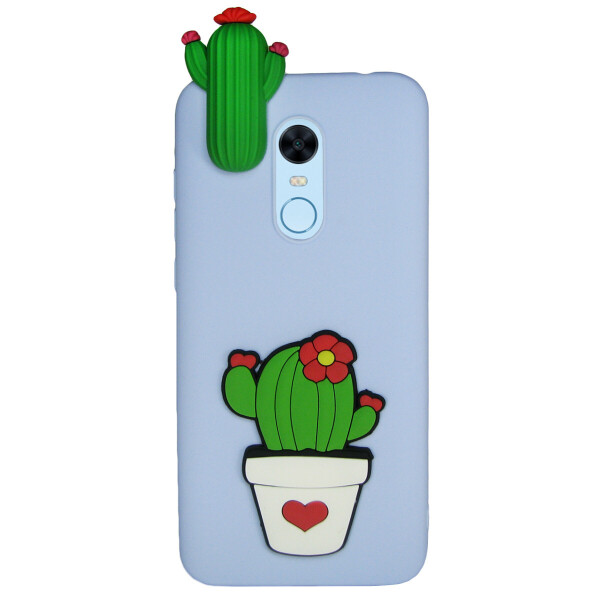

Чехол Cartoon 3D Case для Xiaomi Redmi 5 Кактус
