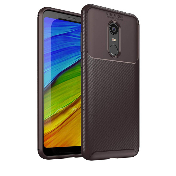 

Чехол Carbon Case Xiaomi Redmi 5 Plus Коричневый